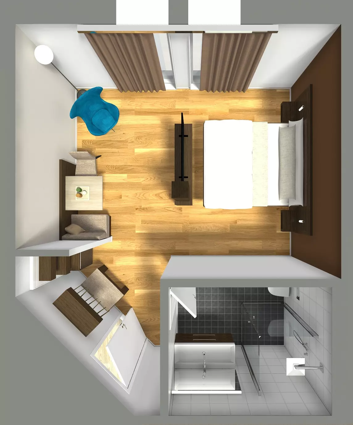 Virtueller Grundriss: Comfort.Double